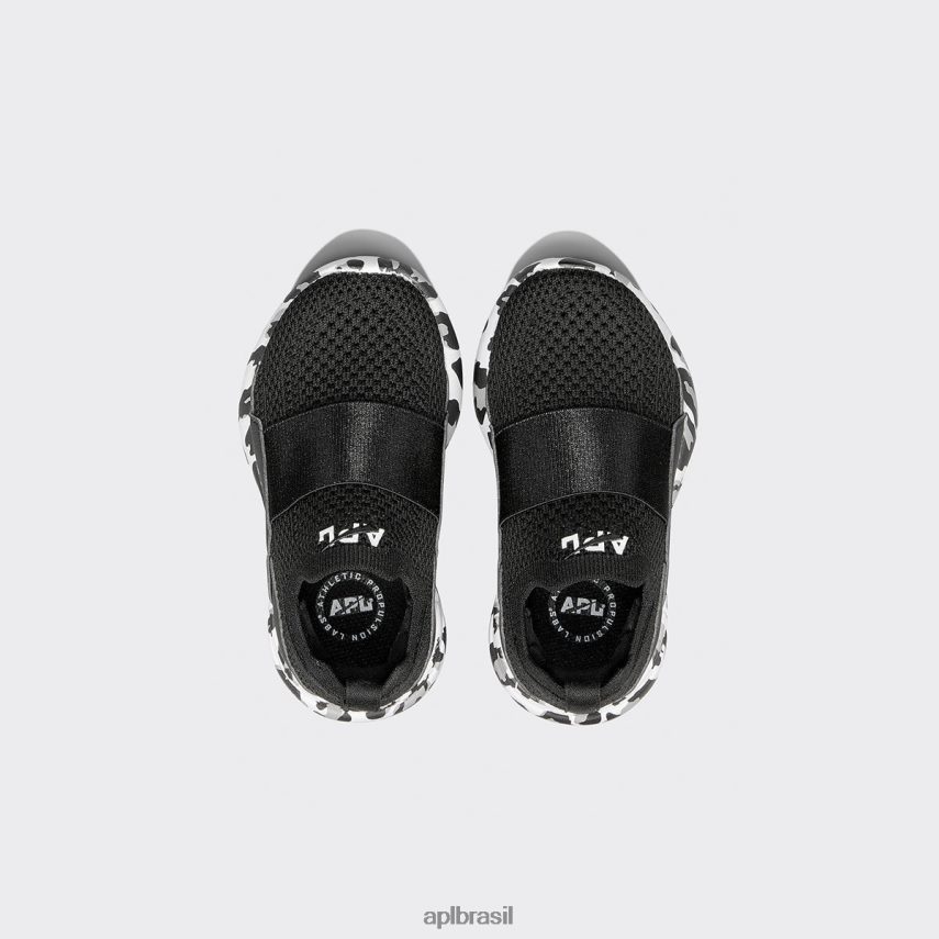 tênis APL felicidade tecnológica 1 preto/branco/leopardo crianças PRHR241127