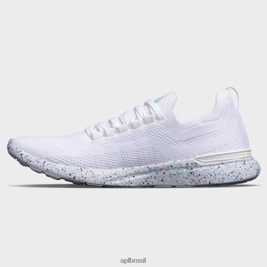 correndo APL brisa tecnológica 37 branco/azul gelo/salpico homens PRHR24762