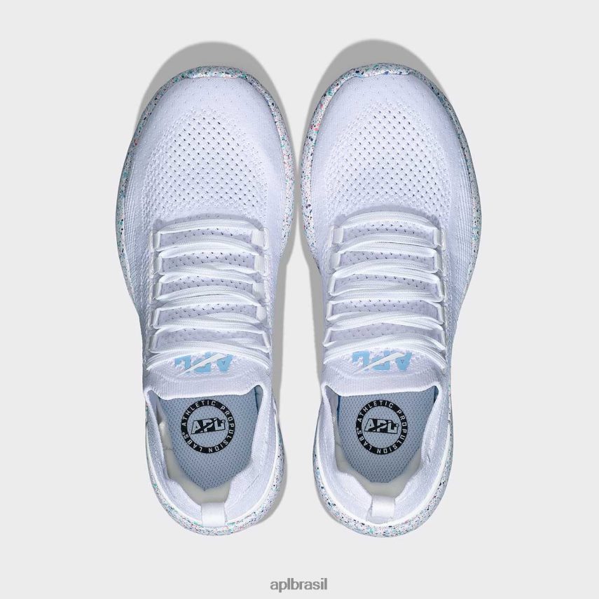 correndo APL brisa tecnológica 37 branco/azul gelo/salpico homens PRHR24762