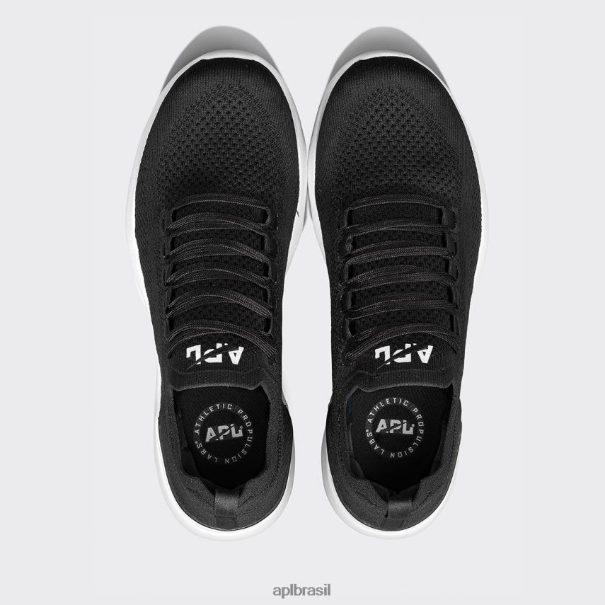 correndo APL brisa tecnológica 38 Preto branco homens PRHR24816