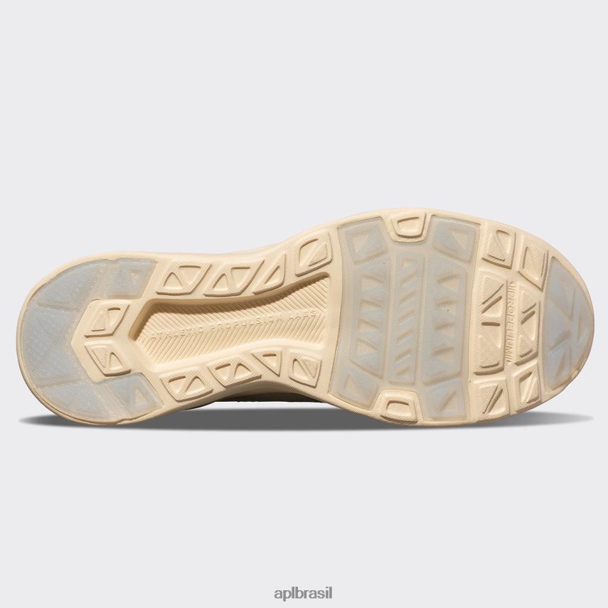 correndo APL brisa tecnológica 39 baunilha/prata metálico/branco homens PRHR24889