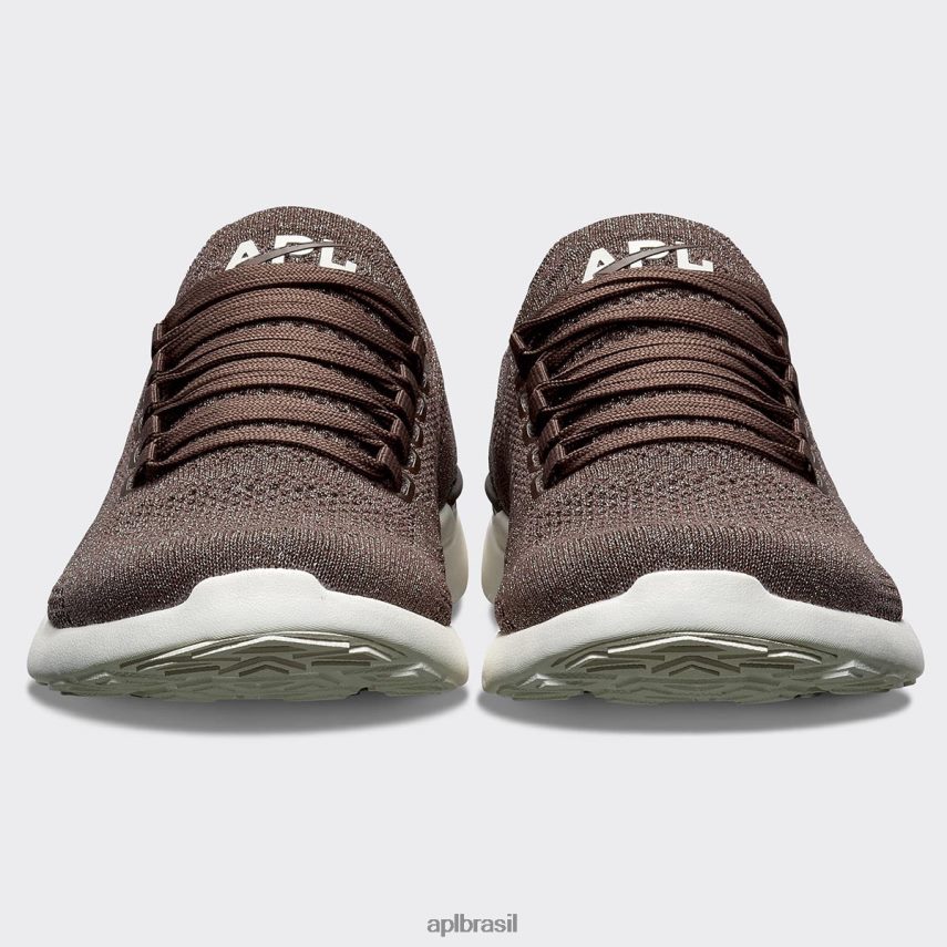 correndo APL brisa tecnológica 39 chocolate metálico/marfim homens PRHR24881