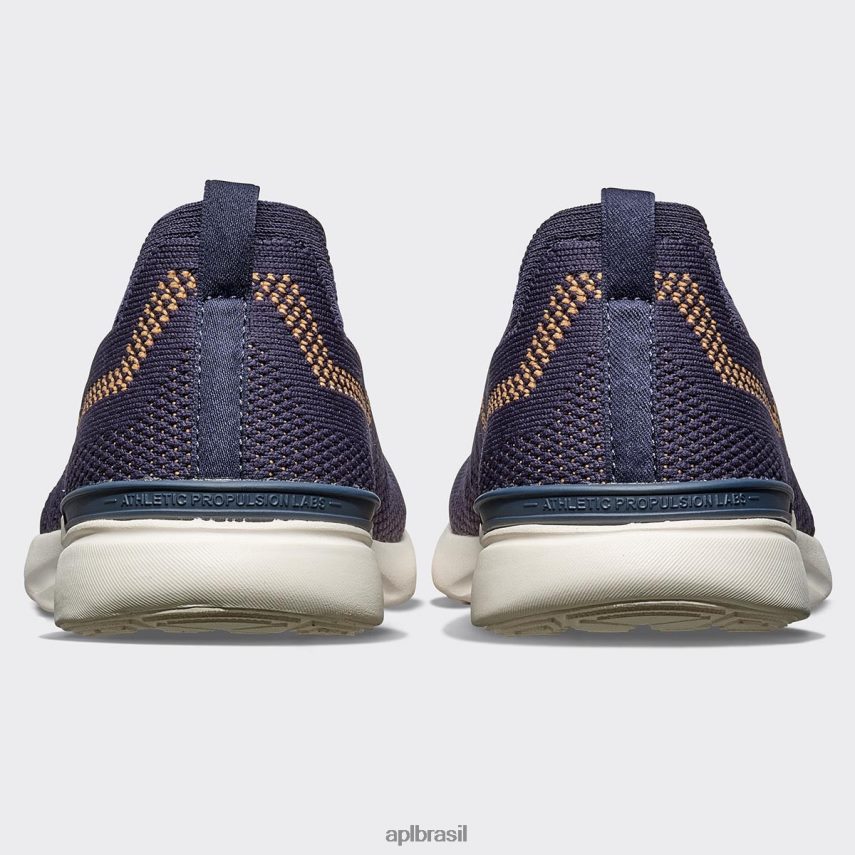 correndo APL brisa tecnológica 39 meia-noite/castanho/marfim homens PRHR24897