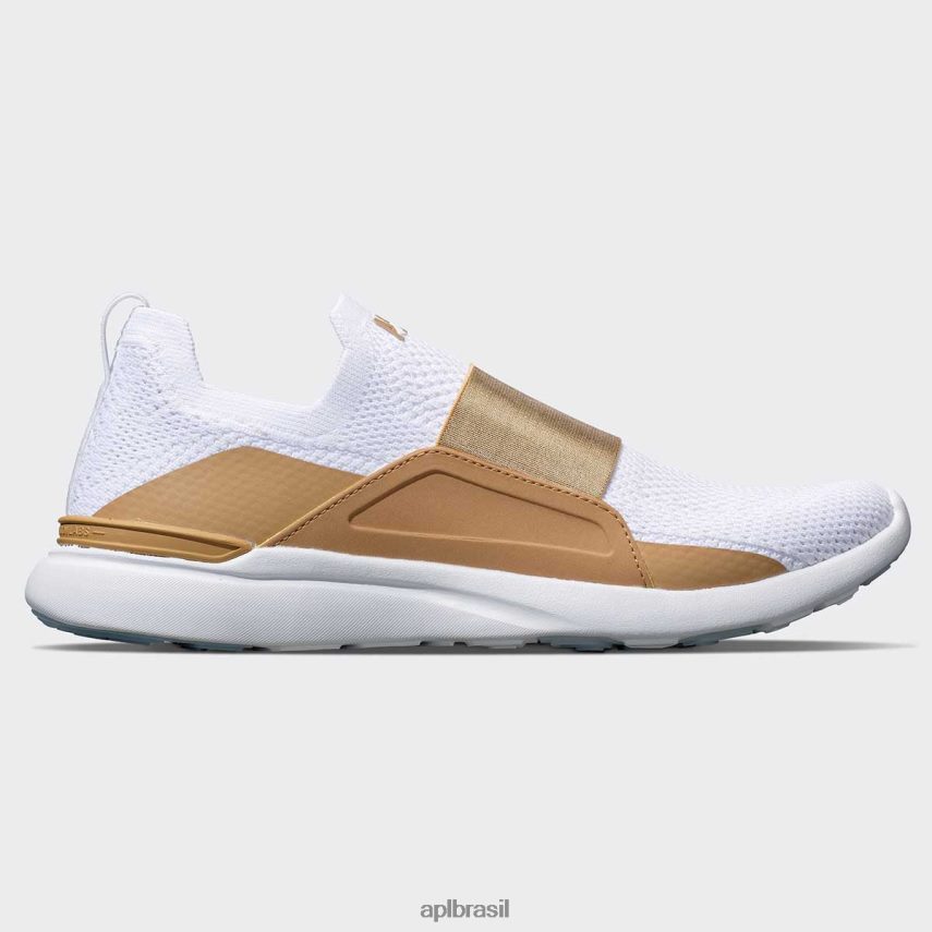 correndo APL felicidade tecnológica 30 branco/castanho homens PRHR24774