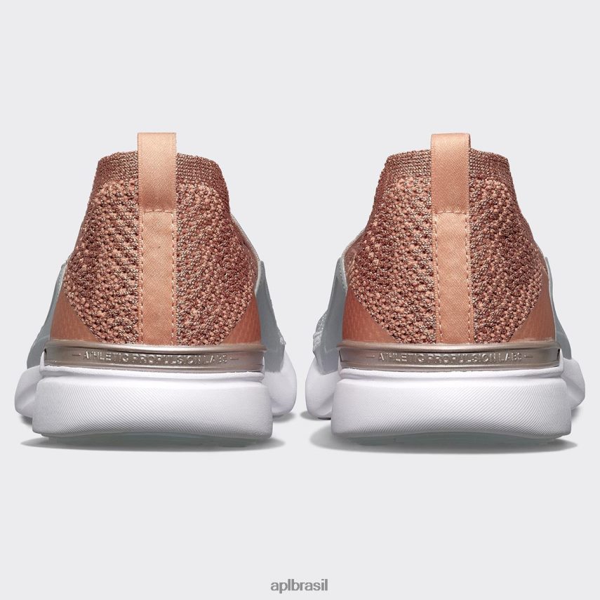 correndo APL felicidade tecnológica 31 ouro rosa/prata metálico/branco homens PRHR24805