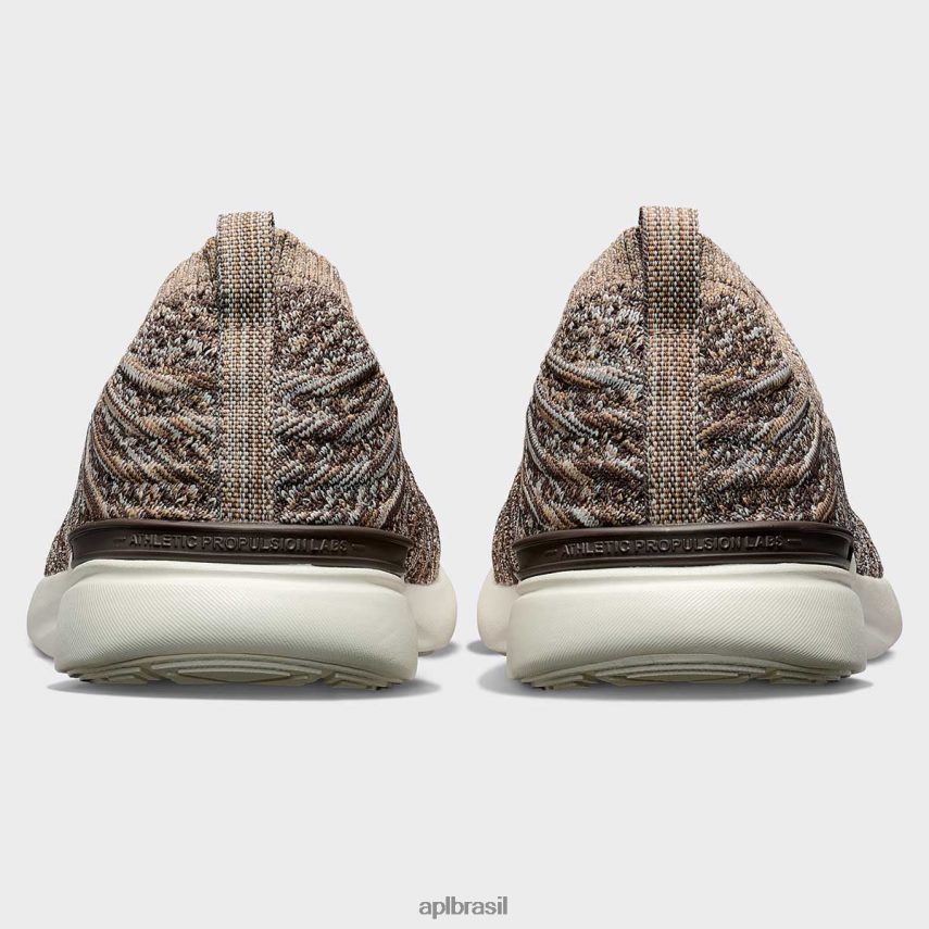 correndo APL onda tecnológica 61 chocolate/marfim/melange homens PRHR24767