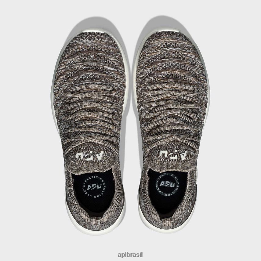 correndo APL onda tecnológica 61 chocolate/marfim/melange homens PRHR24767