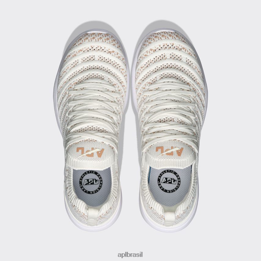 correndo APL onda tecnológica 61 marfim/caramelo/branco homens PRHR24730