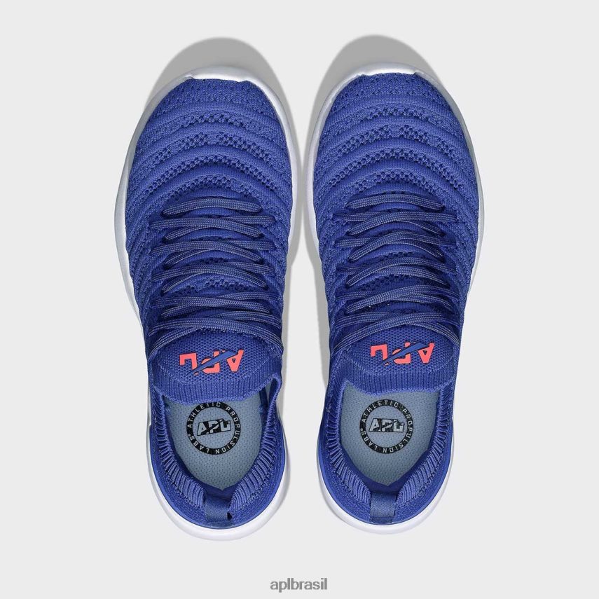 correndo APL onda tecnológica 61 névoa azul/impulso vermelho/branco homens PRHR24757