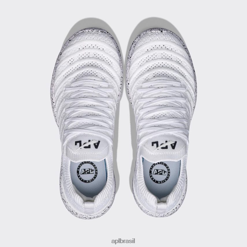 correndo APL onda tecnológica 62 branco/cinza/manchado homens PRHR24812