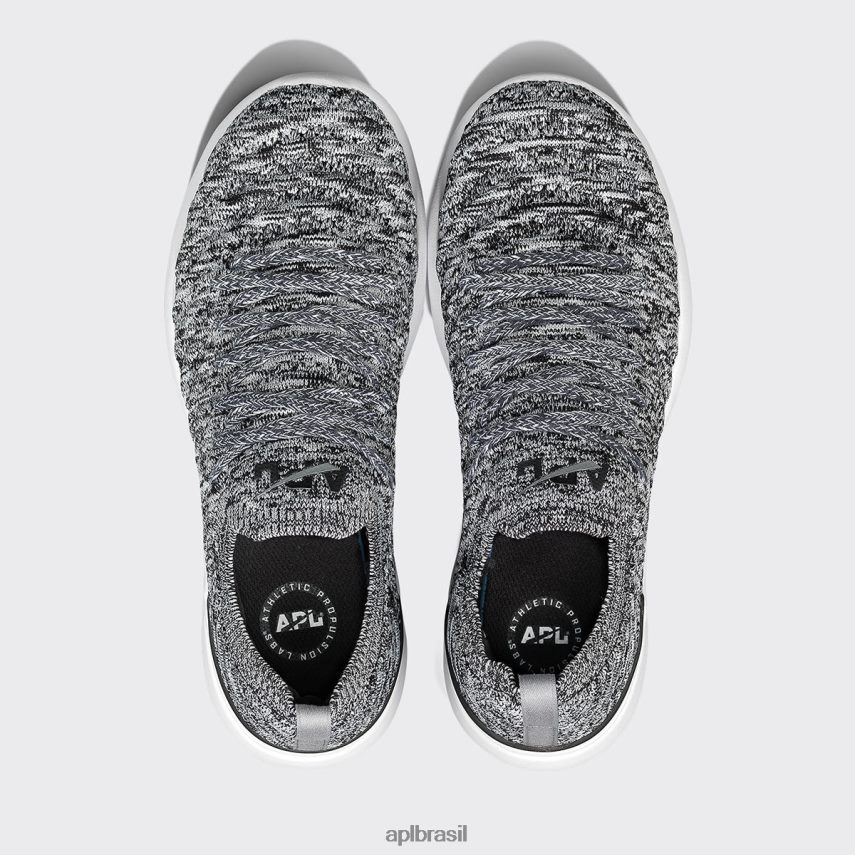 correndo APL onda tecnológica 63 cinza urze/preto/branco homens PRHR24907