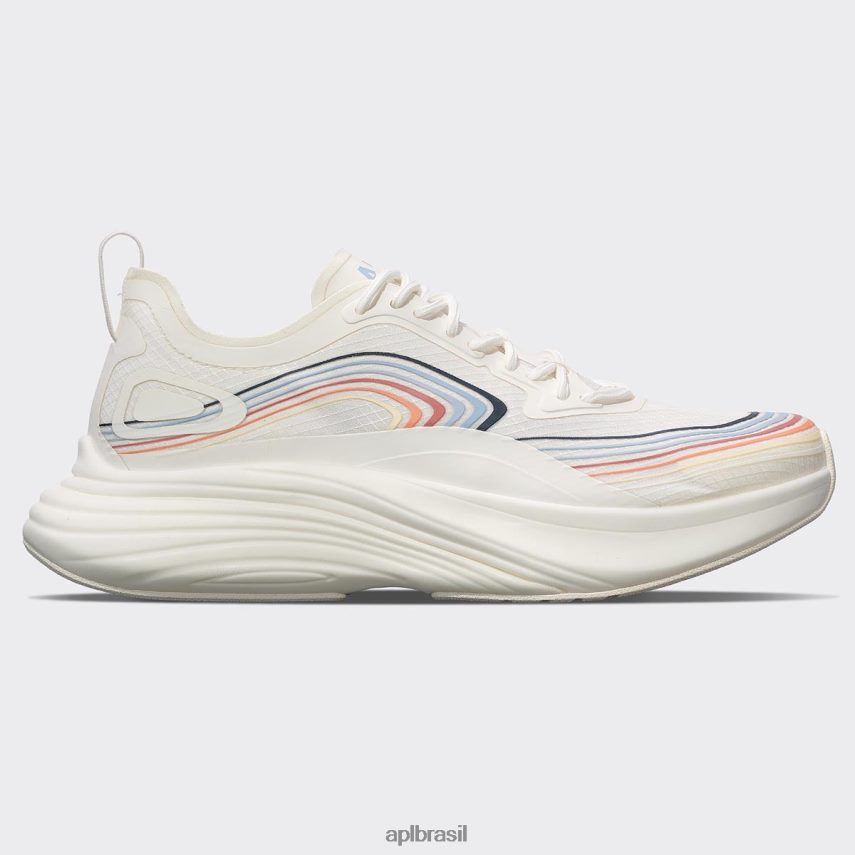 correndo APL simplificar 23 marfim/azul forjado/multi homens PRHR24863