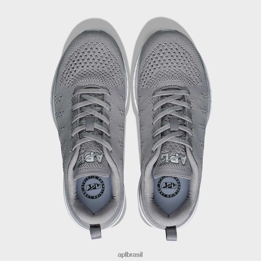 correndo APL techloom profissional 48 cimento/aço cinza/branco homens PRHR24751