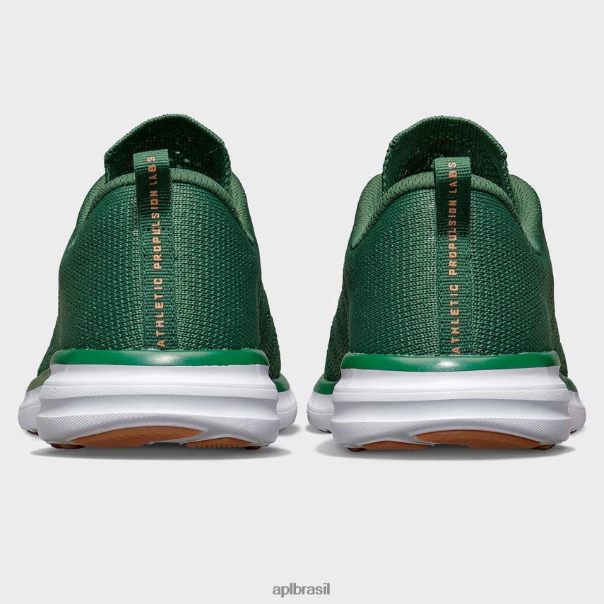 correndo APL techloom profissional 48 grande verde/castanho/goma homens PRHR24750