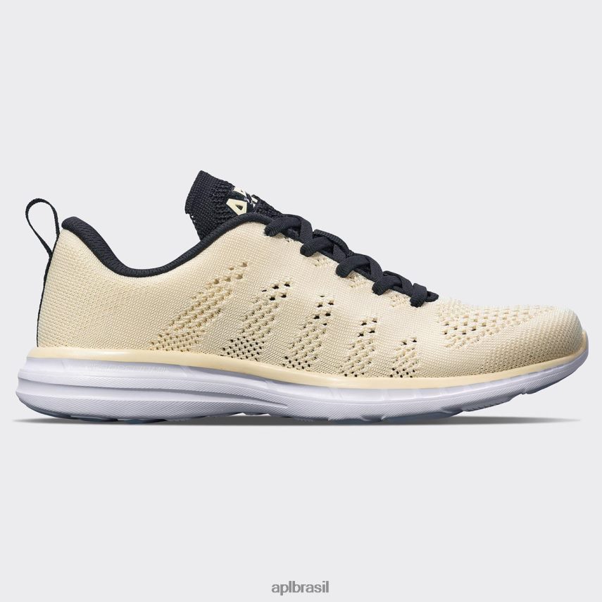 correndo APL techloom profissional 49 baunilha/preto/branco homens PRHR24840