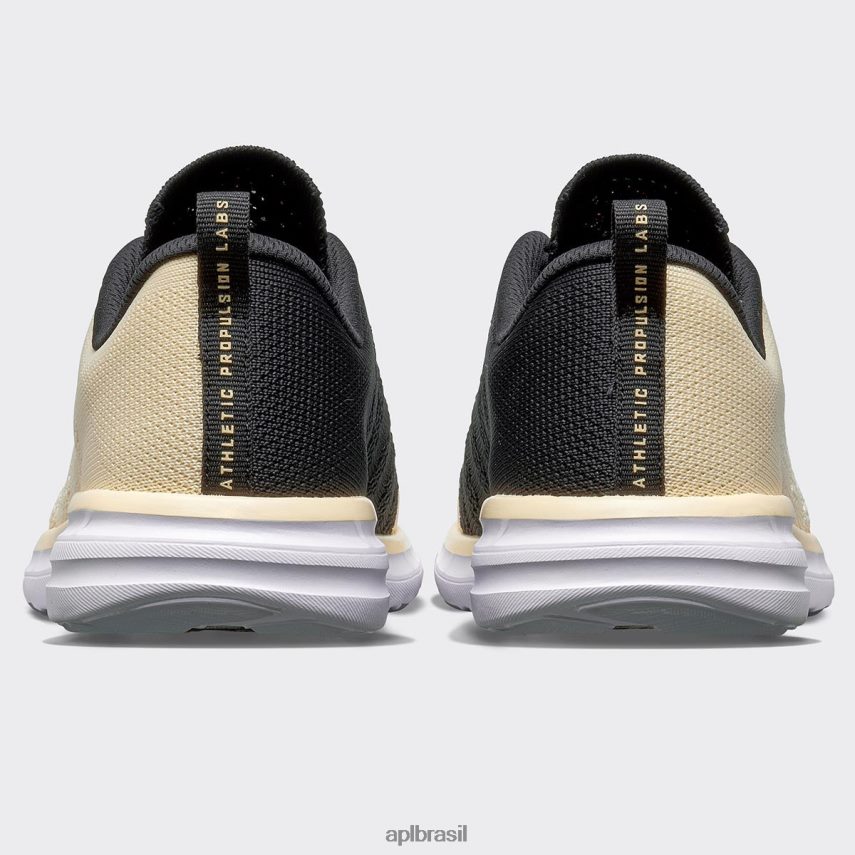 correndo APL techloom profissional 49 baunilha/preto/branco homens PRHR24840