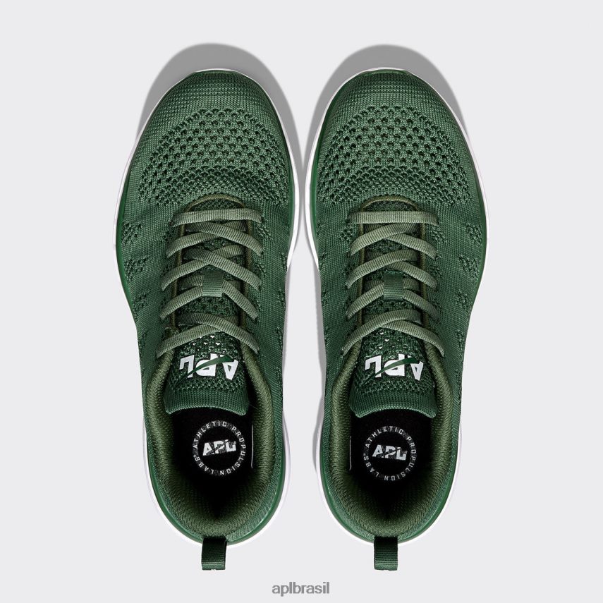 correndo APL techloom profissional 49 grande verde/branco homens PRHR24808