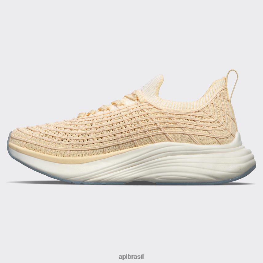 correndo APL tirolesa techloom 70 baunilha/marfim/com nervuras homens PRHR24859