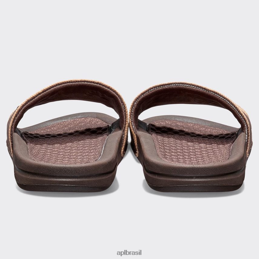 diapositivos APL grande logotipo techloom slide 5 chocolate/marfim/caramelo homens PRHR241003