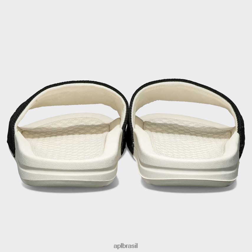 diapositivos APL grande logotipo techloom slide 5 marfim/preto homens PRHR24994