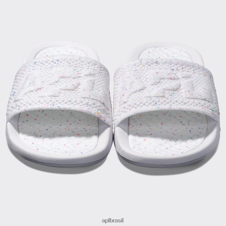 diapositivos APL grande logotipo techloom slide 6 branco/confete homens PRHR241030