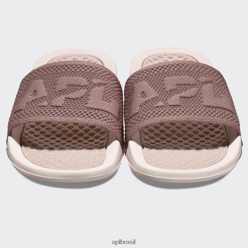 diapositivos APL grande logotipo techloom slide 7 creme/pó de rosa/madeira de praia homens PRHR241063