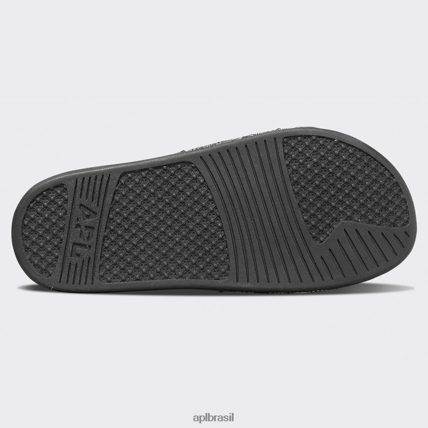 diapositivos APL grande logotipo techloom slide 9 preto/dourado/prata homens PRHR241104