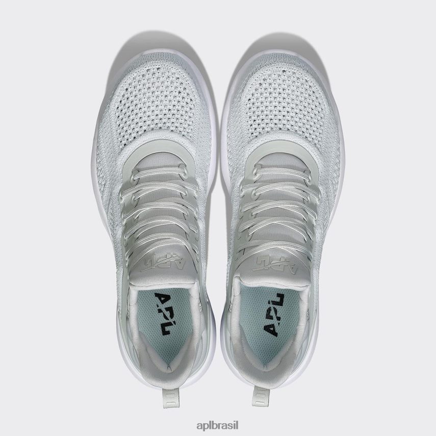 treinamento APL rastreador techloom 56 aço cinza/branco homens PRHR24979