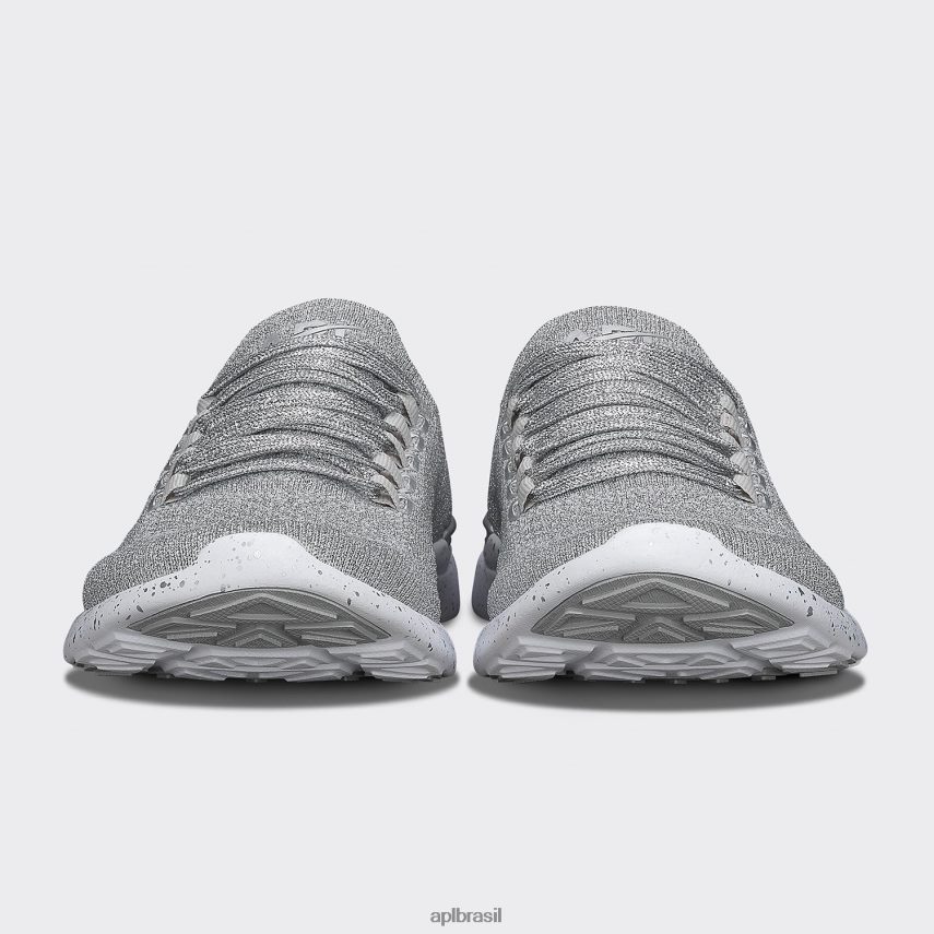 correndo APL brisa tecnológica 36 prata metálico/branco/speckle mulheres PRHR24304