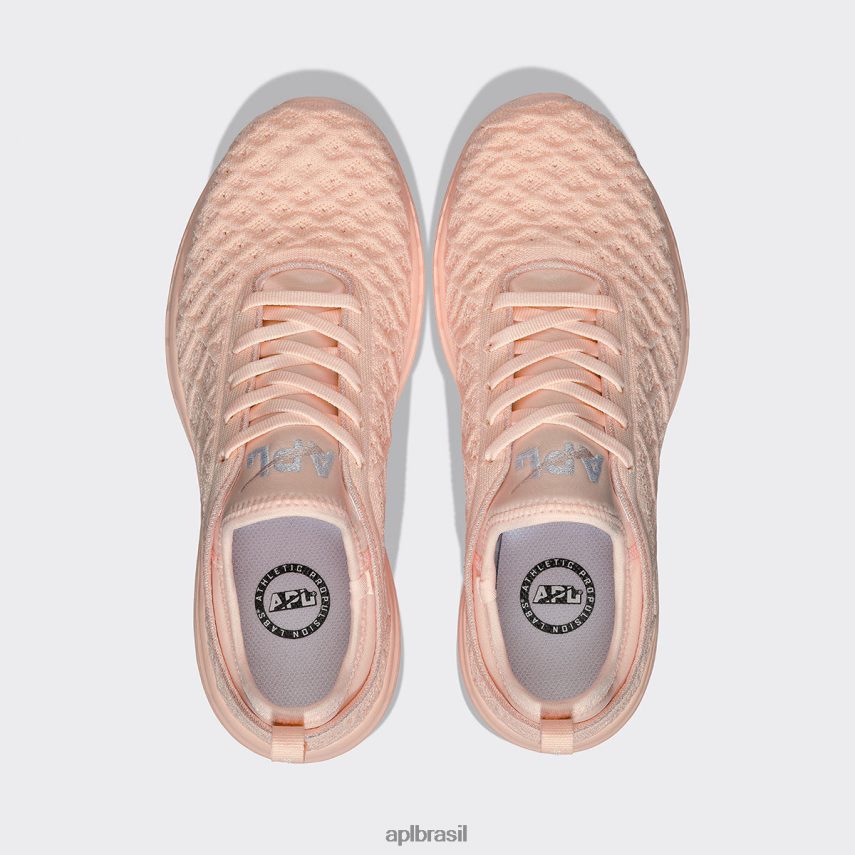 correndo APL fantasma tecnológico 42 pêssego desbotado/branco mulheres PRHR2438