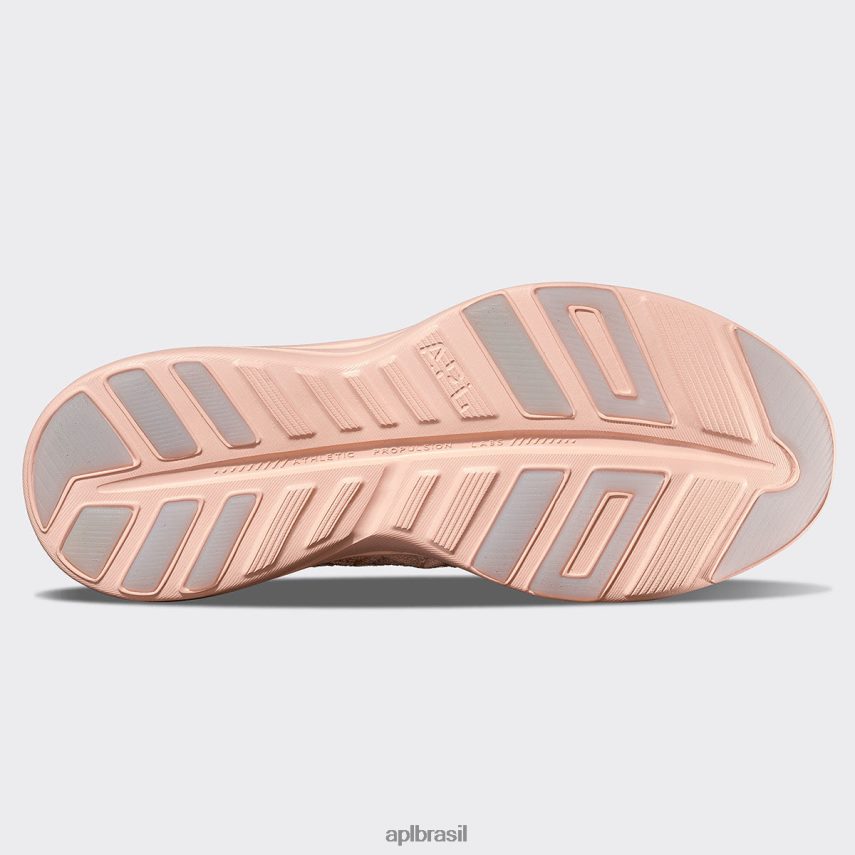 correndo APL fantasma tecnológico 42 pêssego desbotado/branco mulheres PRHR2438