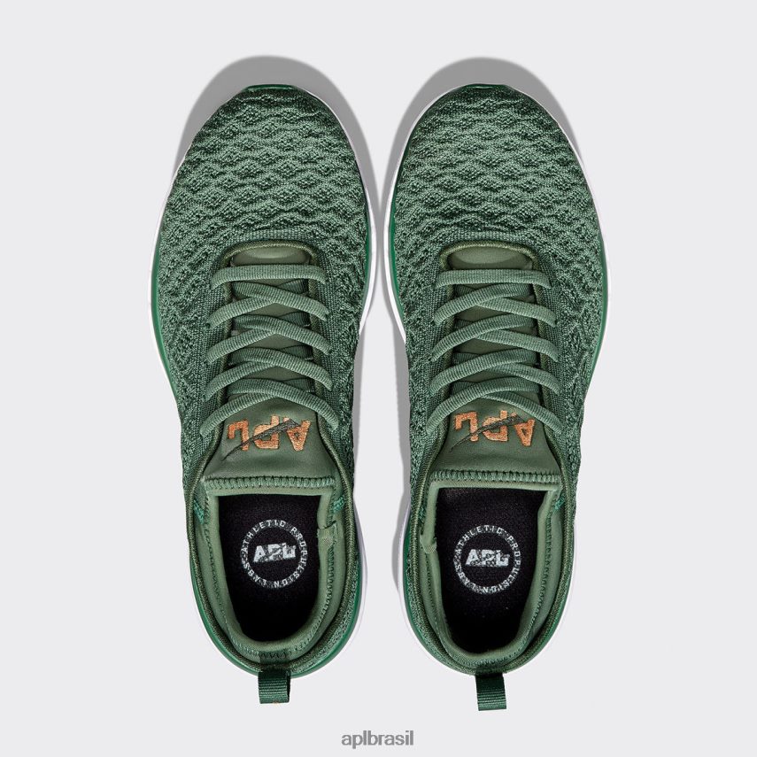 correndo APL fantasma tecnológico 44 grande verde/branco/goma mulheres PRHR24387