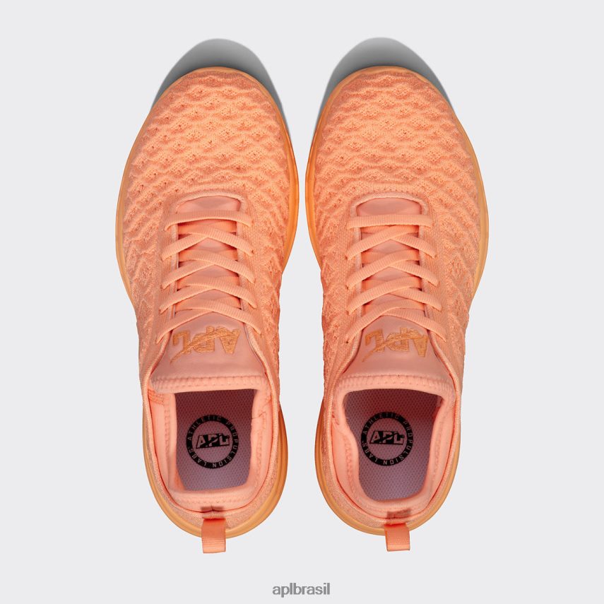 correndo APL fantasma tecnológico 44 pêssego neon mulheres PRHR24341