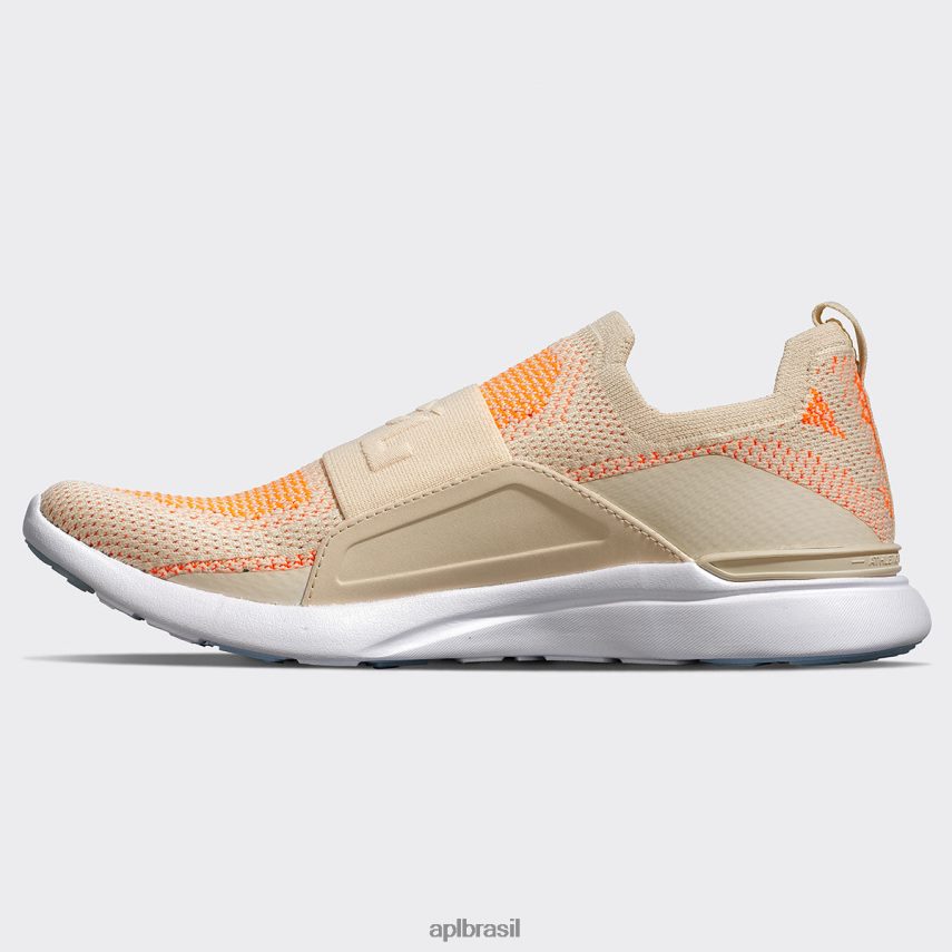 correndo APL felicidade tecnológica 23 praia/derretido/branco mulheres PRHR243