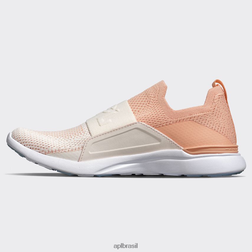 correndo APL felicidade tecnológica 24 blush/sal marinho/branco mulheres PRHR2439