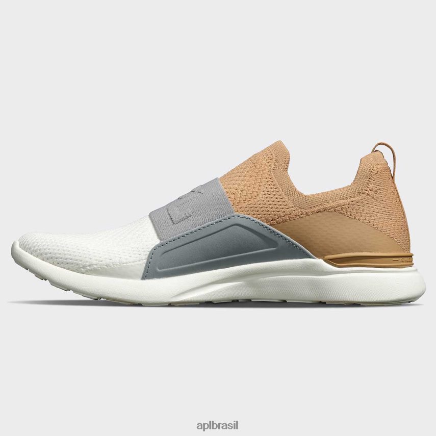 correndo APL felicidade tecnológica 24 bronzeado/cimento/marfim mulheres PRHR2487