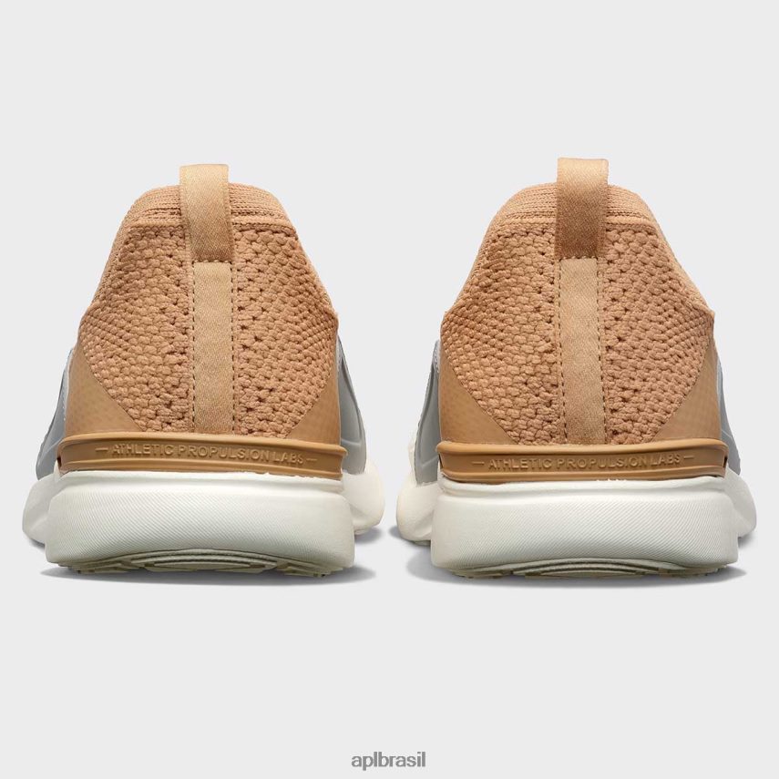 correndo APL felicidade tecnológica 24 bronzeado/cimento/marfim mulheres PRHR2487