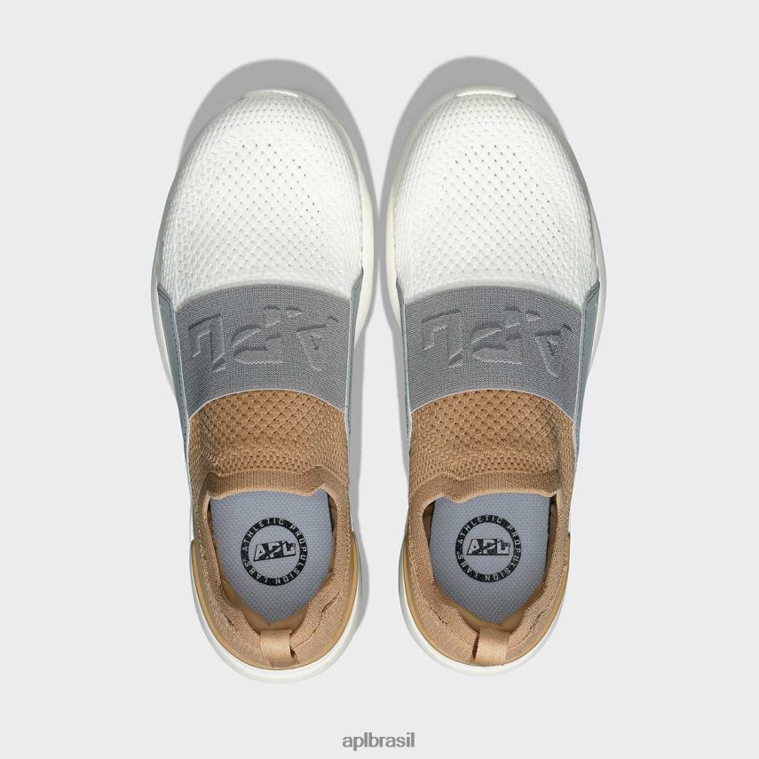 correndo APL felicidade tecnológica 24 bronzeado/cimento/marfim mulheres PRHR2487