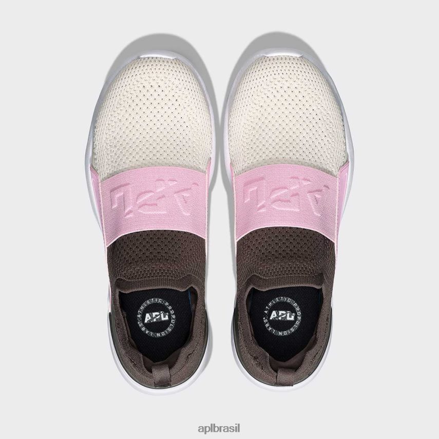 correndo APL felicidade tecnológica 24 chocolate/rosa suave/pergaminho mulheres PRHR2459