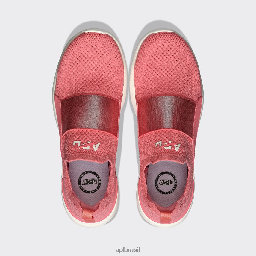 correndo APL felicidade tecnológica 24 coral de fogo/marfim mulheres PRHR2441