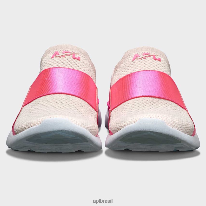 correndo APL felicidade tecnológica 24 creme/fusão rosa/branco mulheres PRHR2466