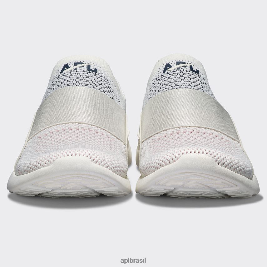 correndo APL felicidade tecnológica 24 marfim/marinha/rosa em pó mulheres PRHR2424