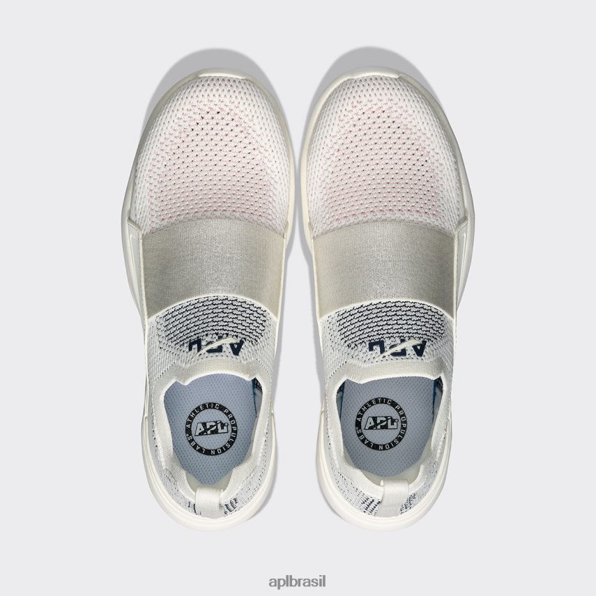 correndo APL felicidade tecnológica 24 marfim/marinha/rosa em pó mulheres PRHR2424