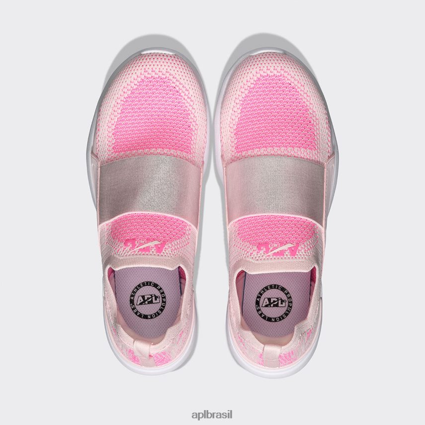 correndo APL felicidade tecnológica 24 rosa branqueado/rosa fusão/branco mulheres PRHR2436