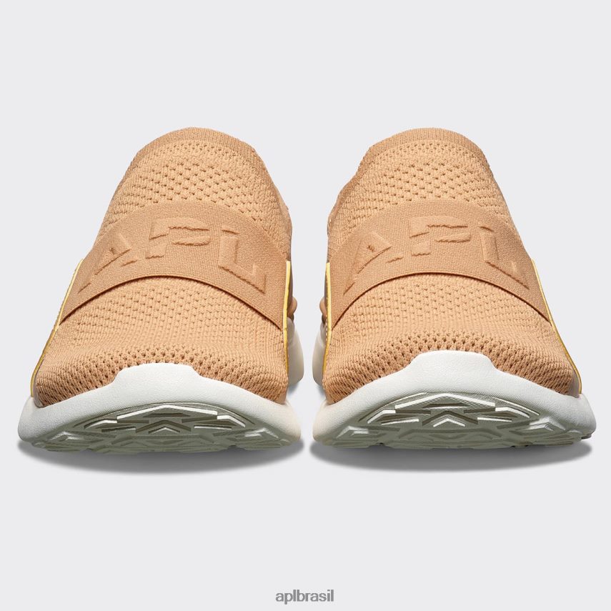 correndo APL felicidade tecnológica 25 bege/marfim mulheres PRHR24174