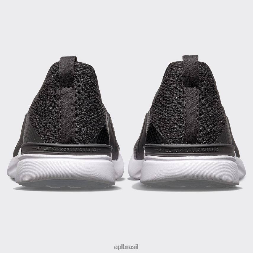 correndo APL felicidade tecnológica 25 preto/branco metálico mulheres PRHR24140