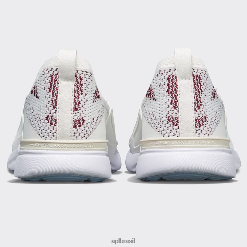 correndo APL felicidade tecnológica 26 marfim/bordô/branco mulheres PRHR24232