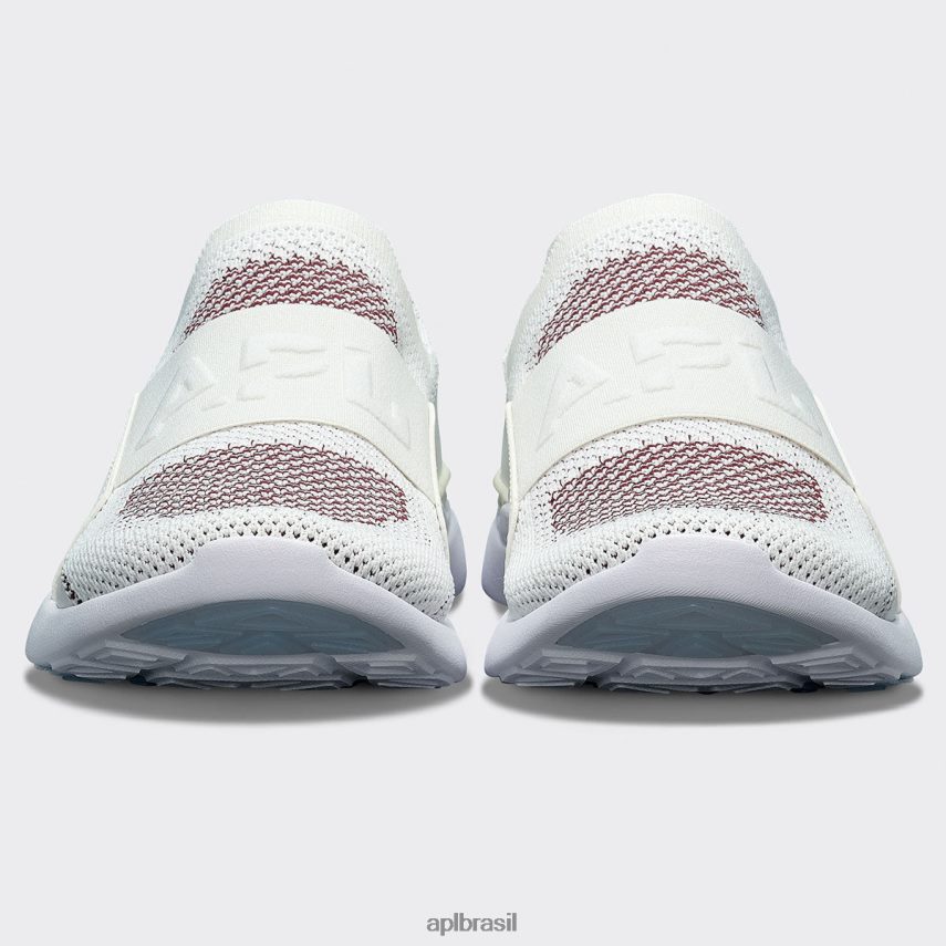 correndo APL felicidade tecnológica 26 marfim/bordô/branco mulheres PRHR24232