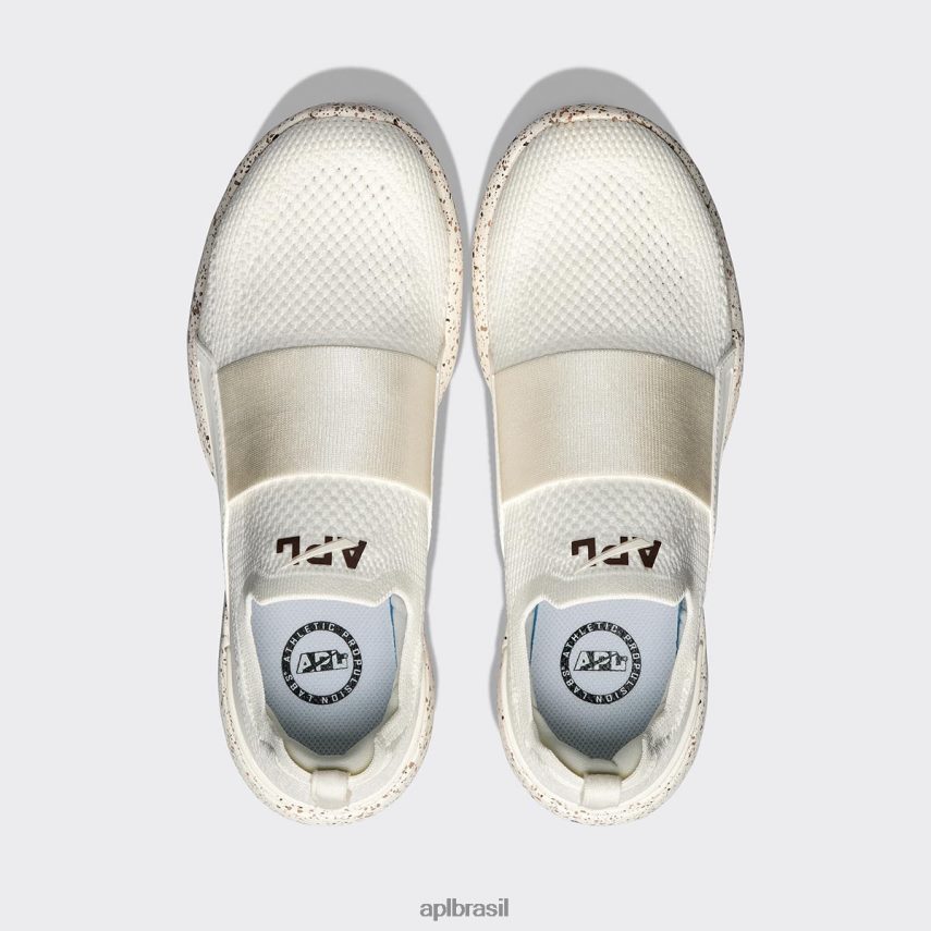 correndo APL felicidade tecnológica 26 marfim/chocolate/speckle mulheres PRHR24179