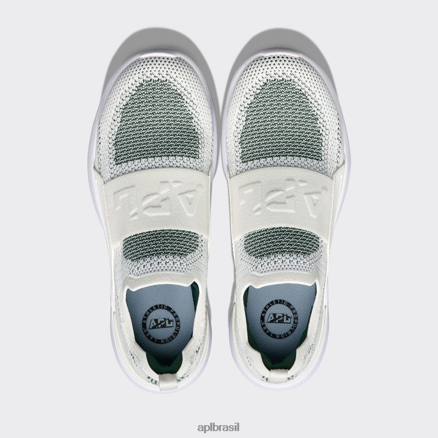 correndo APL felicidade tecnológica 26 marfim/grande verde/branco mulheres PRHR24215